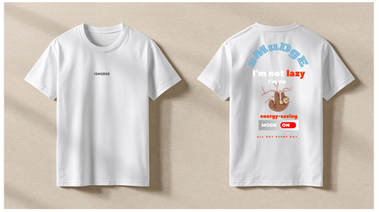 iSmudge Club Oversized Energe Zave-Mode Tee