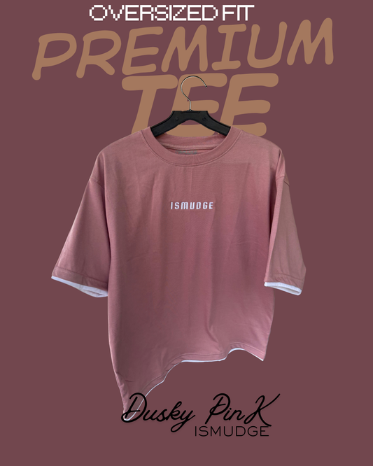 Ismudge Dusky Pink Oversize Tee