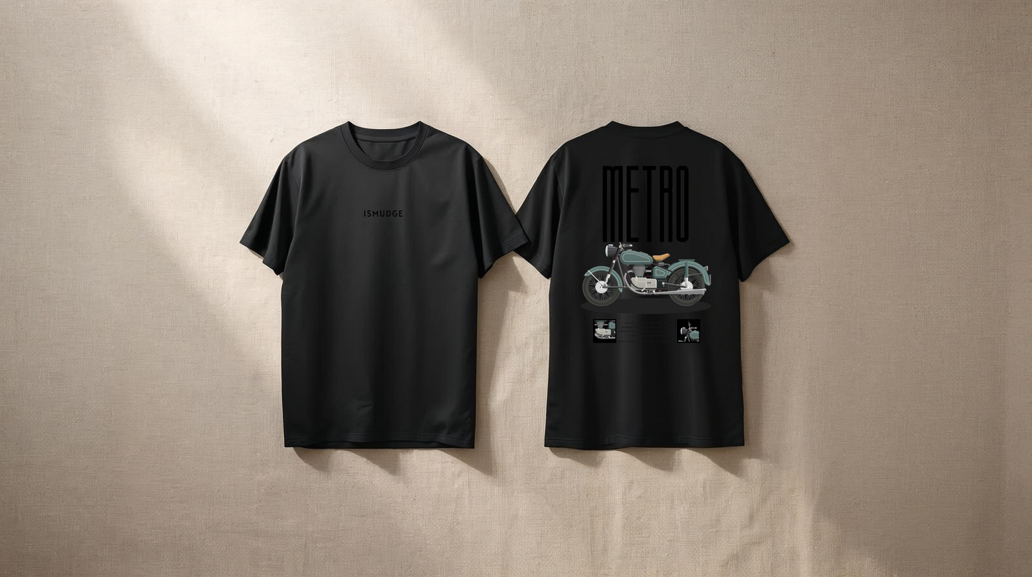 iSmudge Club Metro Pulse Oversized Tee