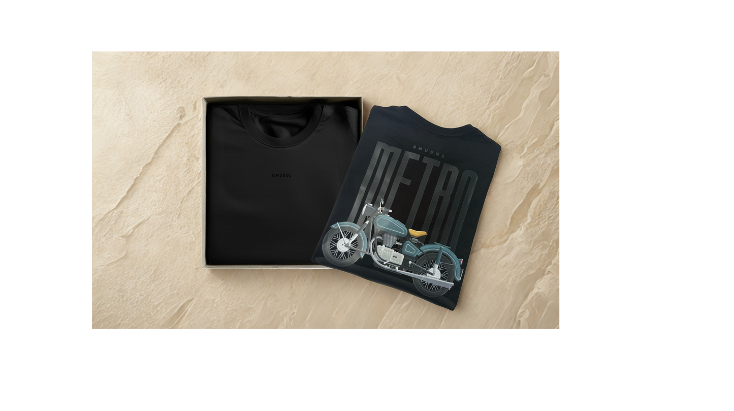 iSmudge Club Metro Pulse Oversized Tee