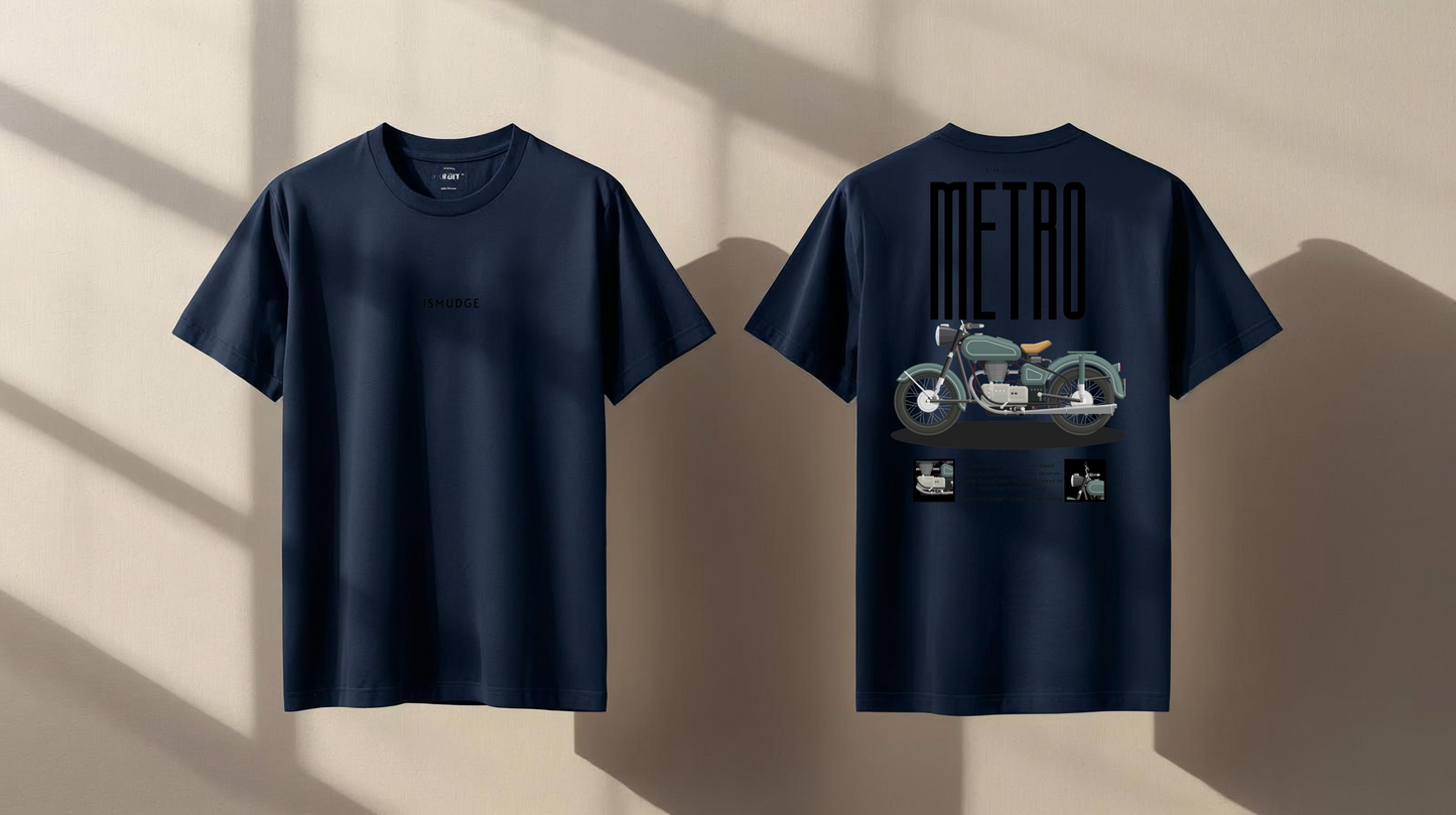 iSmudge Club Metro Pulse Oversized Tee