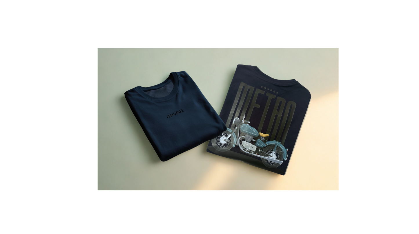 iSmudge Club Metro Pulse Oversized Tee