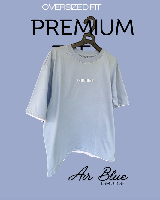 Ismudge Air Blue Oversize Tee