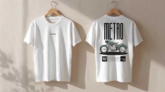 iSmudge Club Metro Pulse Oversized  Tee