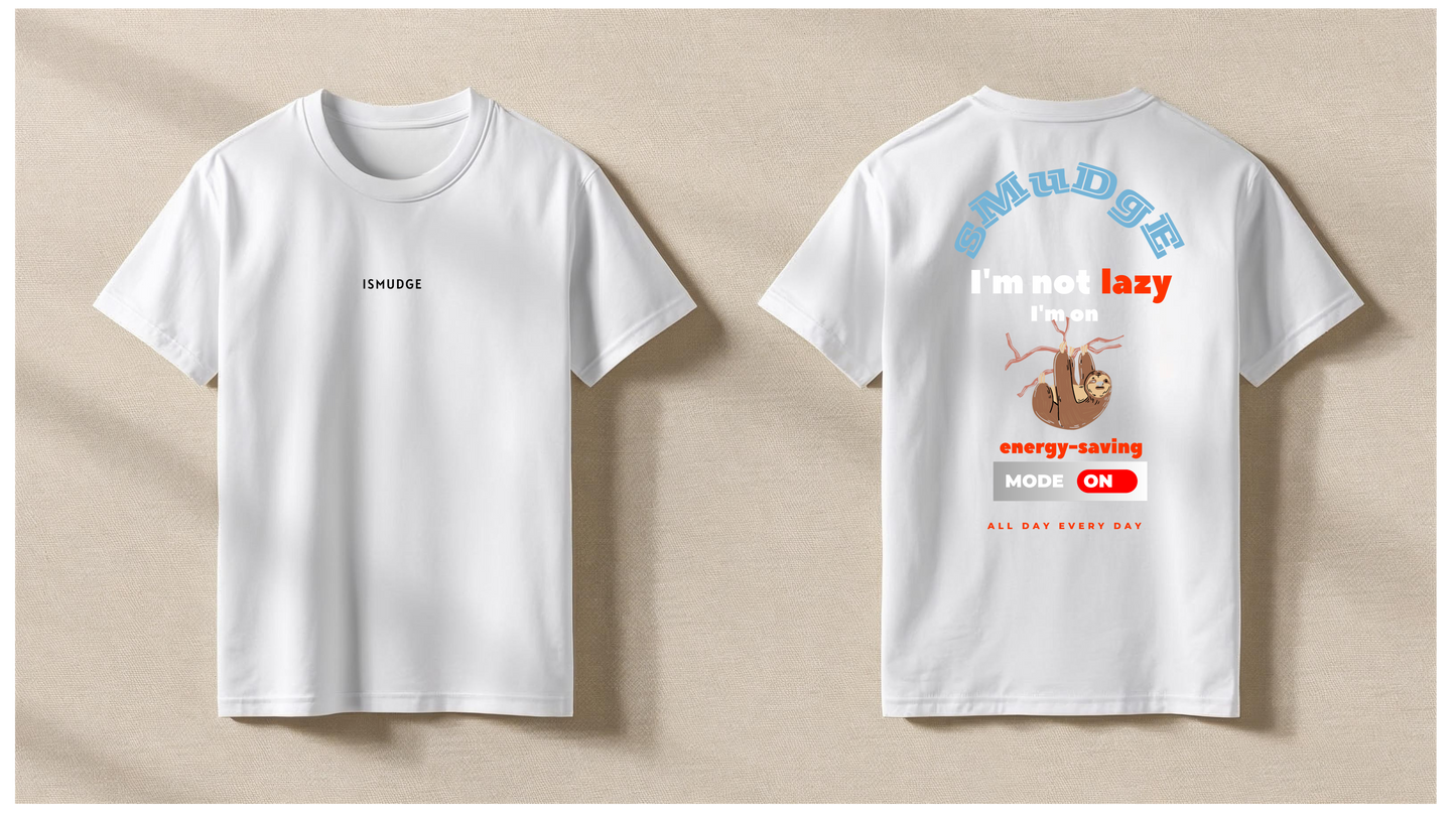iSmudge Club Oversized Energe Zave-Mode Tee