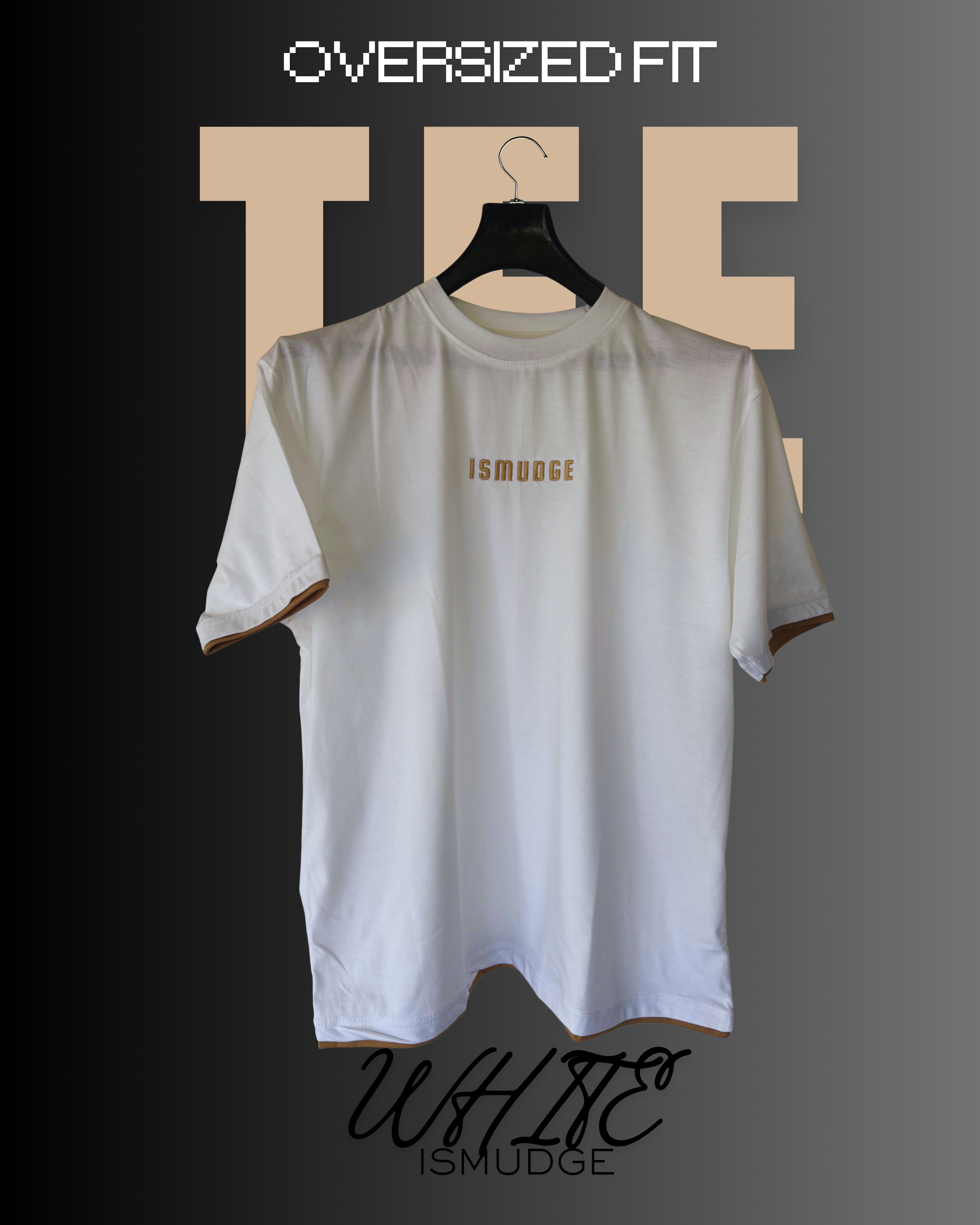 Ismudge White Oversize Tee