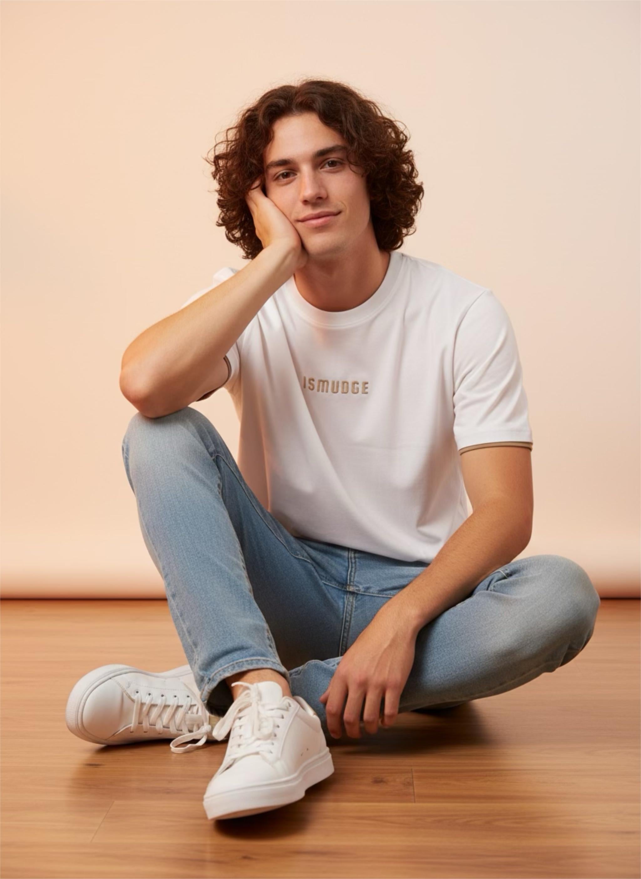 Ismudge White Oversize Tee