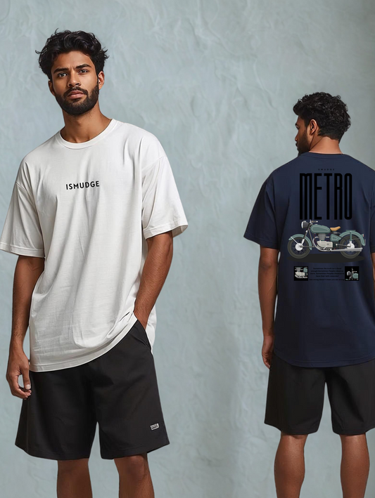 iSmudge Club Metro Pulse Oversized  Tee